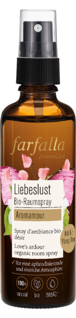 "farfalla Bio pršilo za prostor Aromamour Liebeslust - 75 ml"