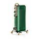 oljni radiator Vintage 837, 7 reber, zelen