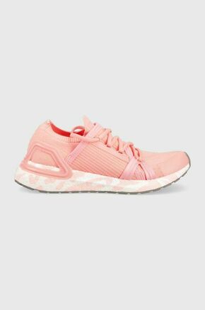 Tekaški čevlji adidas by Stella McCartney Ultraboost 20 roza barva - roza. Tekaški čevlji iz kolekcije adidas by Stella McCartney. Model z zračnim mrežastim zgornjim delom