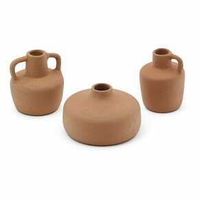 Oranžne vaze v kompletu 3 ks iz terakote (višina 6 cm) Sofra – Kave Home