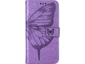 Chameleon Samsung Galaxy A13 5G/A04s - Preklopna torbica (WLGO-Butterfly) - vijolična