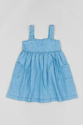 Obleka za dojenčka zippy - modra. Obleka za dojenčke iz kolekcije zippy. Nabran model