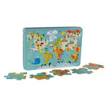 otroške puzzle apli mapamundi 24 kosi 48 x 32 cm
