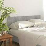 shumee Naslonjalo za glavo postelje, betonsko sivo, 160x1,5x80 cm