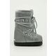 Moon Boot otroške snežke Glance - srebrna. Zimski čevlji iz kolekcije Moon Boot. Podloženi model izdelan iz kombinacije tekstilnega materiala in ekološkega usnja.