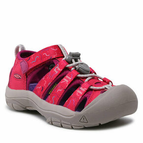 Otroški sandali Keen Newport H2 roza barva - roza. Otroški sandali iz kolekcije Keen. Model je izdelan iz kombinacije tekstilnega materiala in imitacije semiša. Model z mehkim