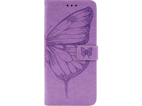 Chameleon Samsung Galaxy A32 5G - Preklopna torbica (WLGO-Butterfly) - vijolična