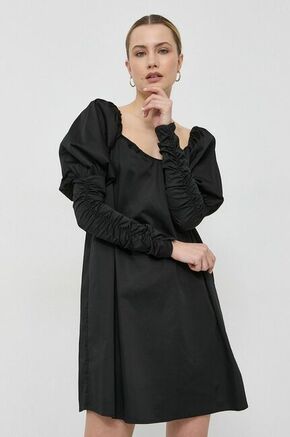 Obleka Notes du Nord Fawn črna barva - črna. Obleka iz kolekcije Notes du Nord. Raven model