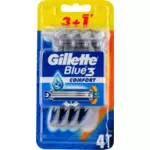 Gillette Brivnik za enkratno uporabo Blue3 Plus Comfort 3+1 kos