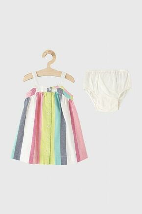 Gap Dojenčki Obleka stripe button dress 6-12M