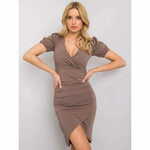 RUE PARIS Ženske Marietta Dress RUE PARIS brown RV-SK-5581.59_366321 XL