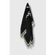 Svilena ruta Karl Lagerfeld črna barva, 245W3307 - črna. Ruta iz kolekcije Karl Lagerfeld. Model izdelan iz tkanine z vzorcem.