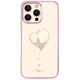 slomart kingxbar serija želja iphone 14 pro case okrašen s kristali roza