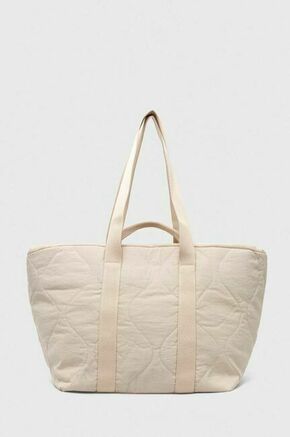 Torbica Answear Lab bela barva - bela. Velika torbica iz kolekcije Answear Lab. Model na zapenjanje