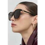 Sončna očala Gucci GG1180SK ženska, rjava barva - rjava. Sončna očala iz kolekcije Gucci. Model s toniranimi stekli in okvirji iz plastike. Ima filter UV 400.
