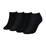 Nogavice Tommy Hilfiger 4-pack ženski, črna barva - črna. Kratke nogavice iz kolekcije Tommy Hilfiger. Model izdelan iz elastičnega, enobarvnega materiala. V kompletu so štirje pari.