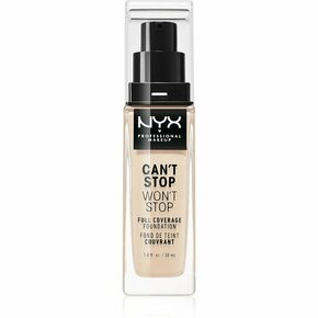NYX Professional Makeup Can't Stop Won't Stop vodoodporen tekoči puder 30 ml odtenek 1.5 Fair