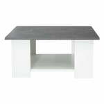 Bela mizica s ploščo v betonskem dekorju 67x67 cm Square - TemaHome France