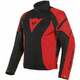 Dainese Air Crono 2 Black/Lava Red 50 Tekstilna jakna