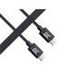 Podatkovni kabel iz USB-C 2.0 na USB-C 2.0, Power Delivery, 60W, 1m