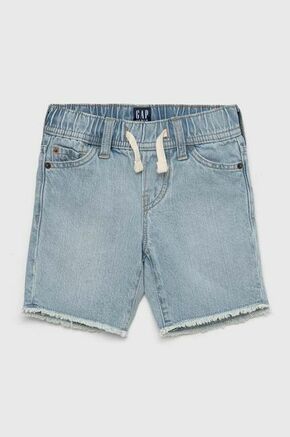 Otroške kratke hlače iz jeansa GAP - modra. Otroški kratke hlače iz kolekcije GAP. Model izdelan iz jeansa. Trden material