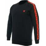 Dainese Sweater Stripes Black/Fluo Red XL Jopa