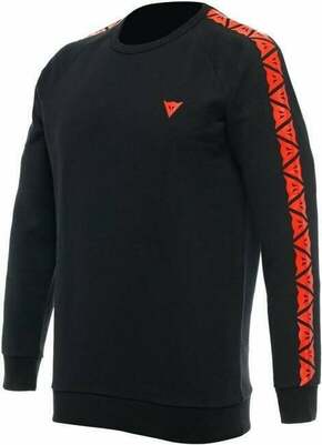 Dainese Sweater Stripes Black/Fluo Red XL Jopa