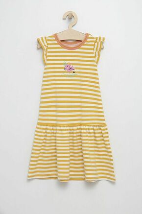 Otroška obleka Femi Stories rumena barva