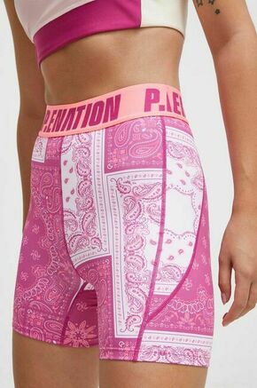 Kratke hlače za vadbo P.E Nation Norwood roza barva - roza. Hlače za vadbo iz kolekcije P.E Nation. Model izdelan iz recikliranega materiala.
