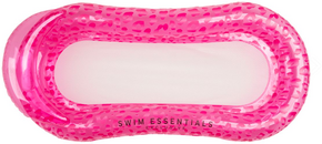 Napihljiva blazina za vodo z mrežo 165 cm Neon Pink Leopard - 1 k.