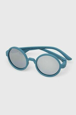 Otroška sončna očala zippy - modra. Otroški sončna očala iz kolekcije zippy. Model z zrcalnimi stekli in okvirji iz plastike. Ima filter UV 400.