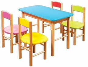 Eoshop Otroški barvni stolček AD251 (barva: modra)