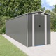 vidaXL Vrtna lopa svetlo siva 192x772x223 cm pocinkano jeklo