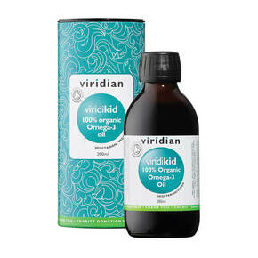ViridiKid ekološko omega-3 olje za otroke Viridian (200 ml)