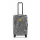 Kovček Crash Baggage STRIPE Medium Size siva barva - siva. Kovček iz kolekcije Crash Baggage. Model izdelan iz plastike.