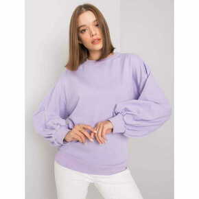 Ex moda Ženska majica z izrezom na hrbtu NATALEE vijolična EM-BL-625.90_373085 L