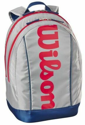 Wilson Junior Backpack Light Grey/Red-Blue Teniška torba