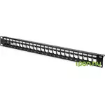 Digitus XtendLan Patch panel 19", 24 priključkov, nemontiran, CAT5e,6,6A,7, zaključek