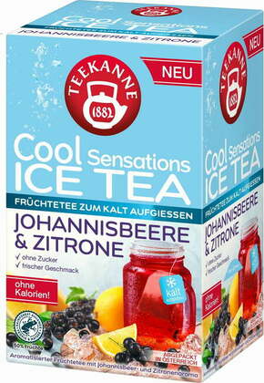 TEEKANNE Cool Sensations Ice Tea Ribez in limona - 45 g