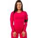 Nebbia Long Sleeve Smart Pocket Sporty Top Pink M Fitnes majica