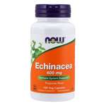 NOW Foods Echinacea, 400 mg, 100 zeliščnih kapsul