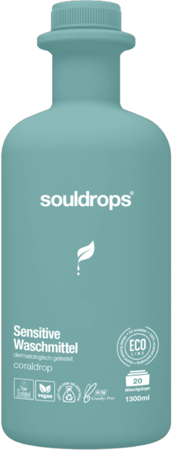 SOULDROP CLOUDDROP - gel detergent za občutljivo kožo 1.3L