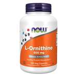 NOW Foods L-ornitin 500 mg, 120 kapsul