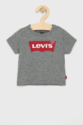 Levi's otroški t-shirt 62-98 cm - siva. Otroški t-shirt iz kolekcije Levi's. Model izdelan iz pletenine s potiskom.