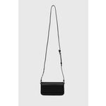 Torbica HUGO črna barva, 50498510 - črna. Majhna torbica iz kolekcije HUGO. Model na zapenjanje, izdelan iz ekološkega usnja.