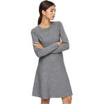 Vero Moda Ženska obleka VMNANCY 10206027 Srednje Grey Melange (Velikost M)