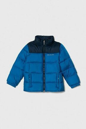 Otroška jakna Columbia U Puffect Jacket - modra. Otroška jakna iz kolekcije Columbia. Podložen model