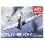 Model Kit letalo 12352 - A6M2b Zero Fighter Modrel 21 "Battle of Midway" (1:48)