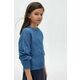 Otroški pulover Mayoral - modra. Otroške Pulover iz kolekcije Mayoral. Model izdelan iz enobarvne pletenine. Model iz tkanine, ki je izjemno prijetna na otip.