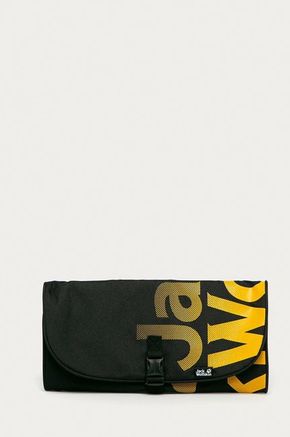 Jack Wolfskin kozmetična torbica - črna. Kozmetična torbica iz kolekcije Jack Wolfskin. Model izdelan iz vzorčastega materiala.